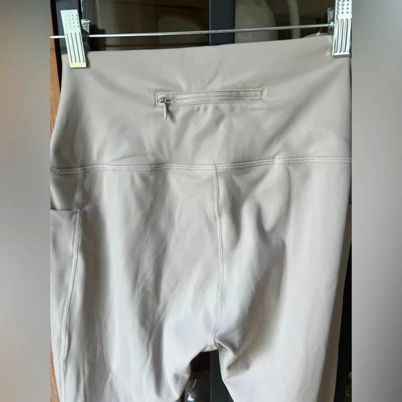 SET ACTIVE sportbody leggings high waisted bone pockets cream beige oat milk - Picture 8 of 8